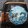 Robotic Bull Serpent Clash Ocean Waves Asian Art - Sci-Fi Game Fan Gift Spare Tire Cover - 5