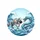 Robotic Bull Serpent Clash Ocean Waves Asian Art - Sci-Fi Game Fan Gift Spare Tire Cover - 4