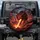 Red Dragon Fiery Breath Volcanic Landscape - Fantasy Lover Gift Spare Tire Cover - 1