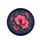 Three Pink Hibiscus Flowers Dark Green Leaves Midnight Blue - Travel Companion Gift Spare Tire Cover - 4