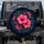 Three Pink Hibiscus Flowers Dark Green Leaves Midnight Blue - Travel Companion Gift Spare Tire Cover - 1
