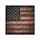 Weathered American Flag Wood Grain - Home Decor Gift for Veterans Spare Tire Cover - 6