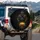 Black Gold Panther Yellow Eyes Golden Lotus Water Reflections - Wildlife Lover Gift Spare Tire Cover - 3