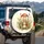 Fluffy Brown Squirrel Spotted Toadstool Mushroom Woodland - Wildlife Lover Gift Spare Tire Cover - 3