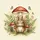 Fluffy Brown Squirrel Spotted Toadstool Mushroom Woodland - Wildlife Lover Gift Spare Tire Cover - 6