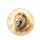 Confident White Lion Golden Eyes Golden Mane Radiant Aura - Wildlife Lover Gift for Safari Spare Tire Cover - 4
