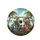 Otters Hawaiian Shirts Steering Wheel - Tropical Beach Travel Gift for Otter Lovers Spare Tire Cover - 4