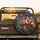 Tabby Cats Headphones Sunglasses Peace Signs Shattered Glass - Cat Lover Gift Spare Tire Cover - 2