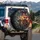 Tabby Cats Headphones Sunglasses Peace Signs Shattered Glass - Cat Lover Gift Spare Tire Cover - 3