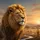 Majestic Lion African Savanna Sunset - Wildlife Lover Gift Spare Tire Cover - 6