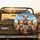 Red Foxes Headphones Iced Beverage Desert Road - Fox Lover Travel Gift Spare Tire Cover - 2