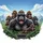 Six Gorillas Sunglasses Roaring Silverback Jungle Peaks - Wildlife Lover Gift Spare Tire Cover - 6