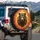 Brown Bear Indigenous Headdress - Wildlife Lover Cultural Gift Spare Tire Cover - 3