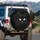 Black Cat White Crescent Eyes Celestial Outlines Paw Prints - Nocturnal Cat Lover Gift Spare Tire Cover - 3