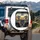 Skeletal Figures Desert Road Trip - Vehicle Travel Essentials Gift Spare Tire Cover - 3