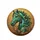 Emerald Horse Head Gold Filigree - Equestrian Decor Gift for Fantasy Lover Spare Tire Cover - 4