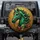 Emerald Horse Head Gold Filigree - Equestrian Decor Gift for Fantasy Lover Spare Tire Cover - 1