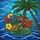 Sea Turtle Hibiscus Palm Tree Ocean Waves - Wildlife Lover Gift Spare Tire Cover - 6