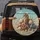 Seahorse Seashell Starfish Marine Life Ocean Floor Scene - Coastal Living Decor Gift for Beach Lovers Spare Tire Cover - 5