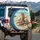 Seahorse Seashell Starfish Marine Life Ocean Floor Scene - Coastal Living Decor Gift for Beach Lovers Spare Tire Cover - 3