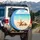 Starfish Conch Shell Sandy Beach Turquoise Ocean - Beach Lover Home Decor Gift Spare Tire Cover - 3