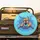Bulldog DJ Turntables Neon Glow Music - Music Lover Gift for DJ Enthusiast Spare Tire Cover - 2