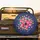 Navy Blue Strawberries Lavender Flowers Polka Dots - Everyday Home Decor Gift Spare Tire Cover - 2