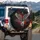 Electric Guitar Feathered Wings Rock & Roll Text - Road Trip Driving Music Lover Gift Spare Tire Cover - 3