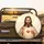 Jesus Christ Sacred Heart Golden Aura - Spiritual Journey Gift for Christian Believers Spare Tire Cover - 2