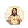 Jesus Christ Sacred Heart Golden Aura - Spiritual Journey Gift for Christian Believers Spare Tire Cover - 4