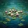 Water Lilies Lily Pads Pond Bloom - Home Decor Gift for Garden Lover Spare Tire Cover - 6