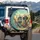 Horror Zombies Desert Road Skeletal Hands - Travel Essentials Gift for Zombie Fans Spare Tire Cover - 3