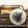 Roaring Bear Head with Glowing Golden Energy Feather Motifs Wildlife Lover Gift Spare Tire Cover - 2