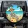 Skeleton Straw Fedora Sunglasses Tropical Beach - Home Decor Gift for Beach Lover Spare Tire Cover - 1