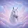 White Unicorn Luminescent Clouds Stars - Fantasy Lover Gift Spare Tire Cover - 6