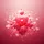 Dense Cluster Glowing Translucent Hearts - Romantic Home Decor Gift Spare Tire Cover - 6
