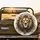 Regal Golden Lion Intense Golden Eyes Charcoal Mane White Muzzle - Wildlife Lover Gift Spare Tire Cover - 2