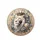 White Lion Golden Crown Flowers Blue Butterflies Botanical - Wildlife Lover Home Decor Gift Spare Tire Cover - 4
