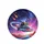 Joyful Skeleton Alien Flying Saucer Space Ride - Sci-Fi Lover Gift Spare Tire Cover - 4