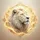 White Lion Head Luminous Golden Eyes Golden Mane - Wildlife Lover Gift for Lion Lovers Spare Tire Cover - 6