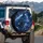 Cosmic Nebula Wolf Galaxies - Wildlife Lover Space Decor Gift Spare Tire Cover - 3