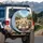 Fluffy Cats Road Trip Mountain Vista - Travel Essentials Cat Lover Gift Spare Tire Cover - 3