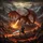 Fire Dragon Warrior Molten Lava Volcanic Landscape - Adventure Vehicle Accessory Spare Tire Cover - 6