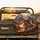 Fire Dragon Warrior Molten Lava Volcanic Landscape - Adventure Vehicle Accessory Spare Tire Cover - 2