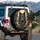 Black Wolf Golden Mandala Celestial Moon - Wildlife Lover Gift for Wolf Lover Spare Tire Cover - 3