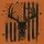 Deer Skull American Flag - Independence Day Gift for Hunters Spare Tire Cover - 6