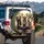 French Bulldogs Outdoor Landscape - Dog Lover Home Decor Gift Spare Tire Cover - 3