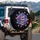 Faith Hope Love Floral Bouquet Butterflies - Meaningful Home Decor Gift for Her Spare Tire Cover - 3