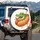Smiling Alligator Hot Dog Mustard Ketchup - Grill Party Decor Spare Tire Cover - 3