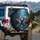 White Tiger Reflective Water Jungle Aquatic Plants - Wildlife Lover Gift Spare Tire Cover - 3